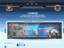 Tablet Screenshot of caman.mil.co